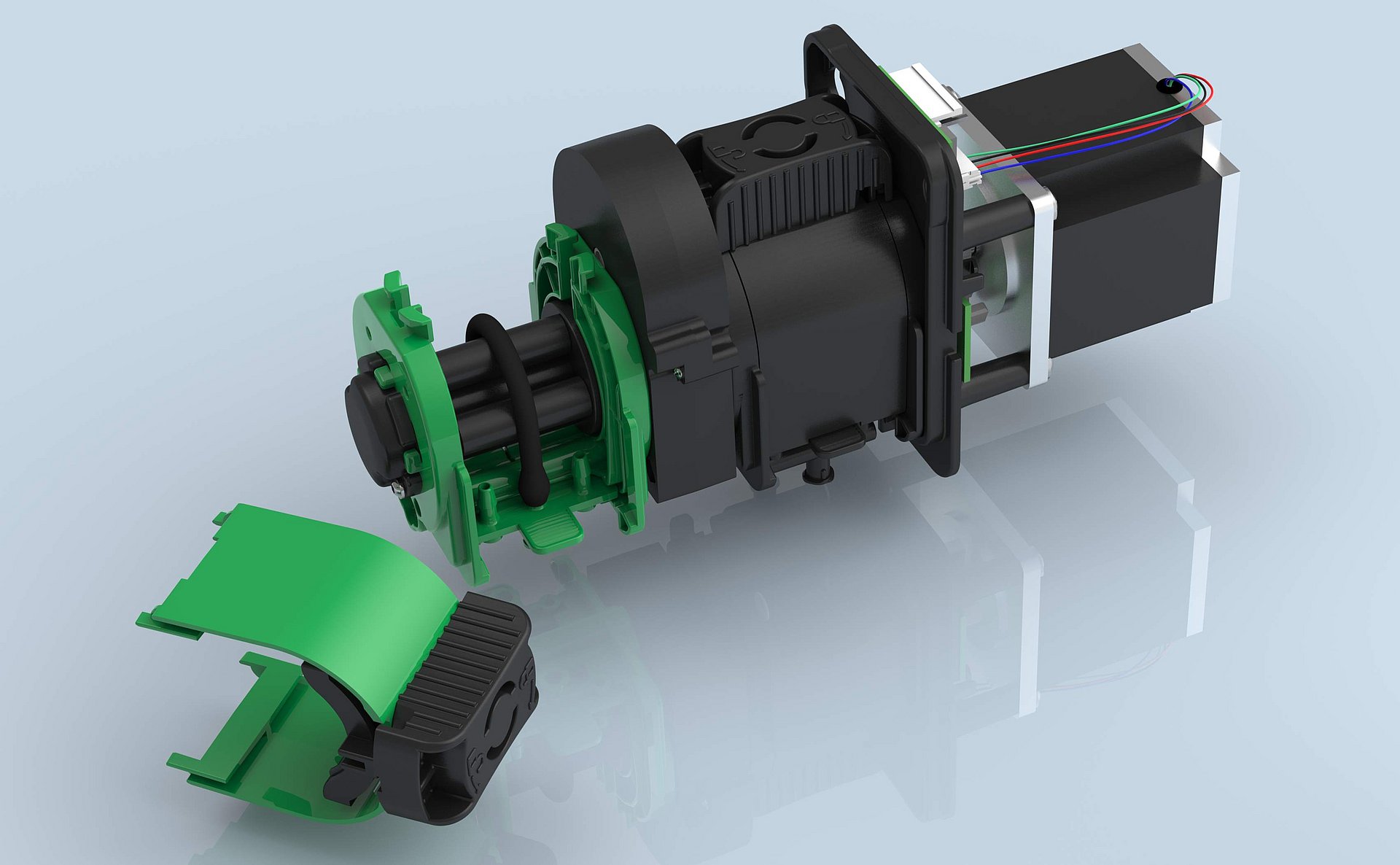 Peristaltic Pump for handling problematic liquids at STRATEC