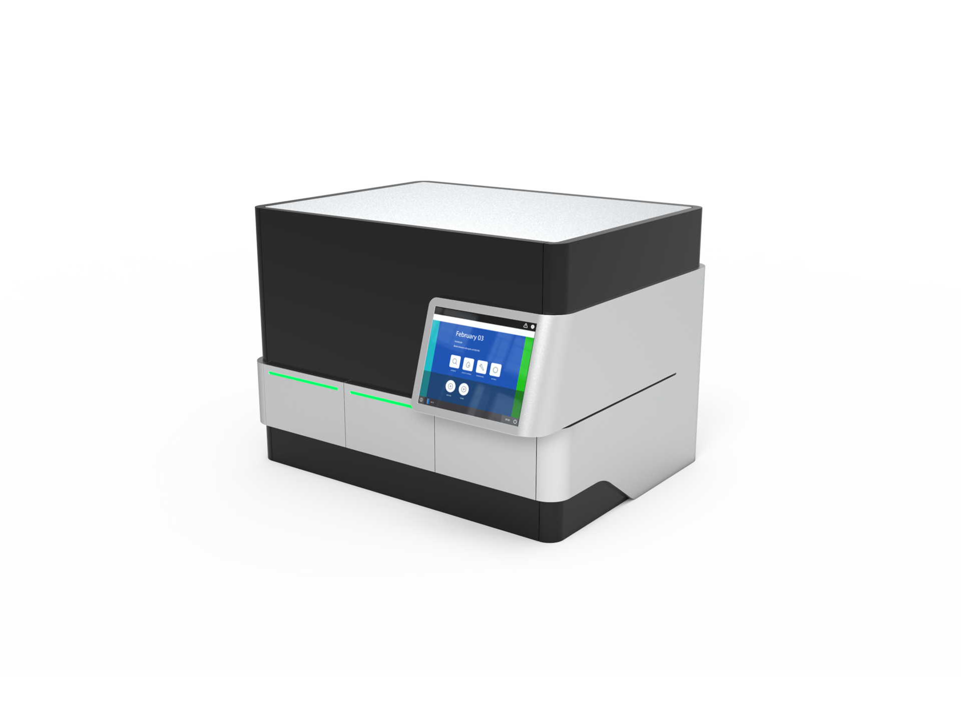 Example of a medium throughput, reliable benchtop instrument