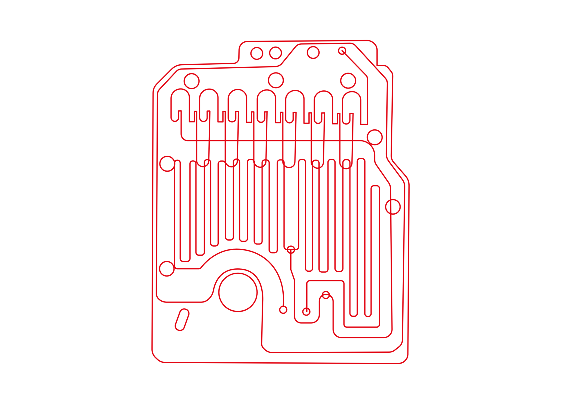 Scribble of the inside of a STRATEC machine Scribble of the inside of a STRATEC machine