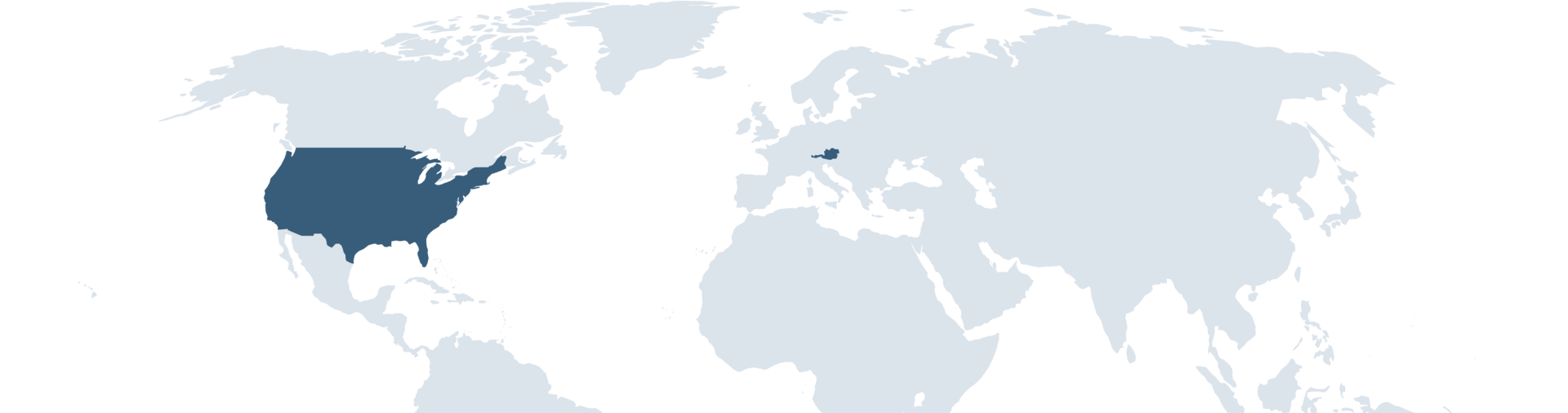 Worldmap of STRATEC Consumables Sites Worldmap of STRATEC Consumables Sites