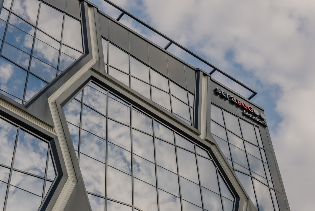 Outside view of the STRATEC building in Romania