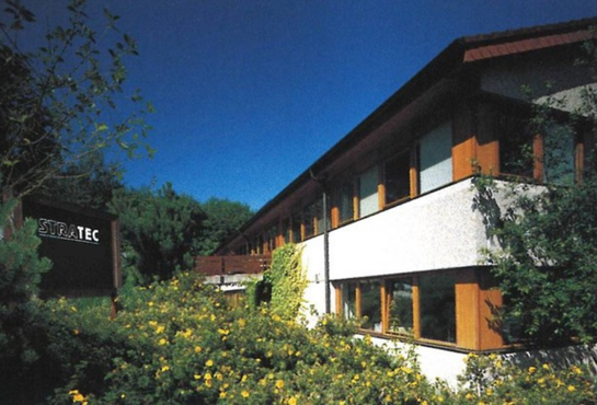 First company building of STRATEC in Birkenfeld, Germany