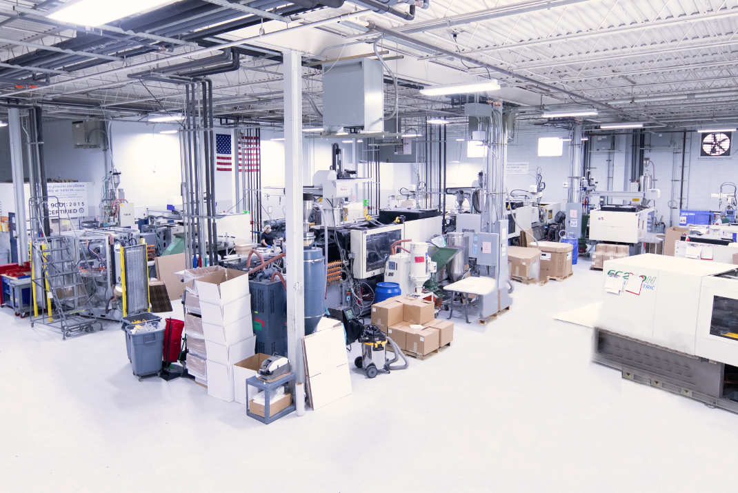 Production hall of Natech, USA